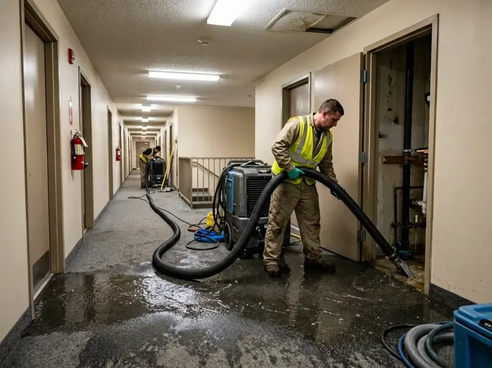 multi-unit-apartment-hallway-f-005 — frequently asked questions, Emergency Burst Pipe Water Extraction & Removal in Gallatin…